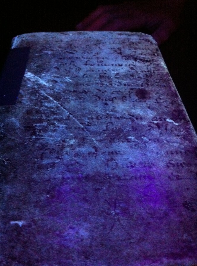 The words on the front cover began to pop from the page!