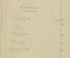 Table of Contents for Book Trade Volume in the Archives of St. Louis University