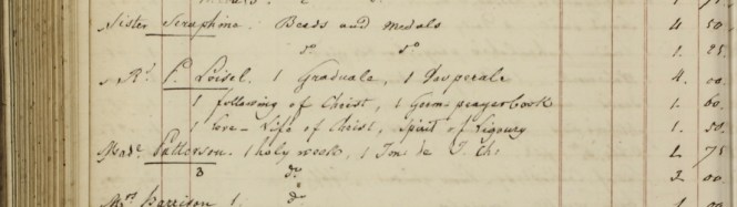 Examples of the listings from the Sales section of the volume.