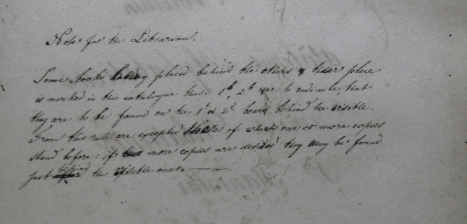 “Note for the Librarian,” Collection of Jesuit Archives, Central United States