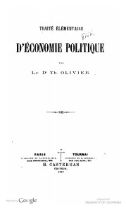 Hathitrust copy of Olivier's Traite